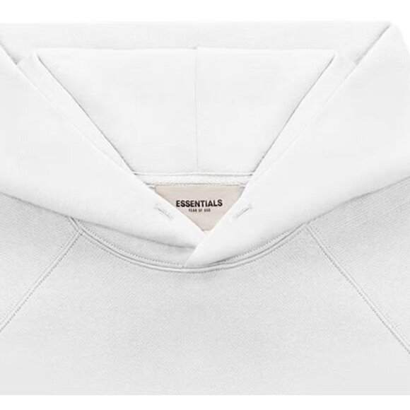 FEAR OF GOD ESSENTIALS 3D Silicon Applique Pullover Hoodie White L - Picture 4 of 11